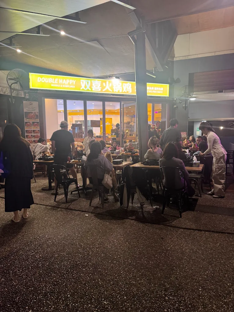 Busy restaurant interior